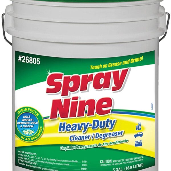 26805 SPRAY NINE HEAVY-DUTY CLEANER / DEGREASER (5 GALLON PAIL)