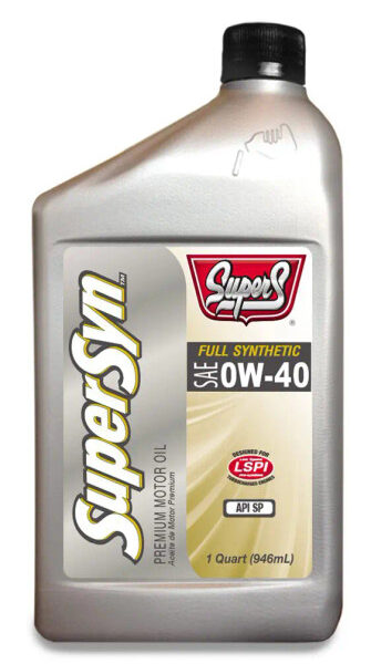 0W40 SP SUPER S SUPERSYN FULL SYNTHETIC MOTOR OIL 6/1 QUART