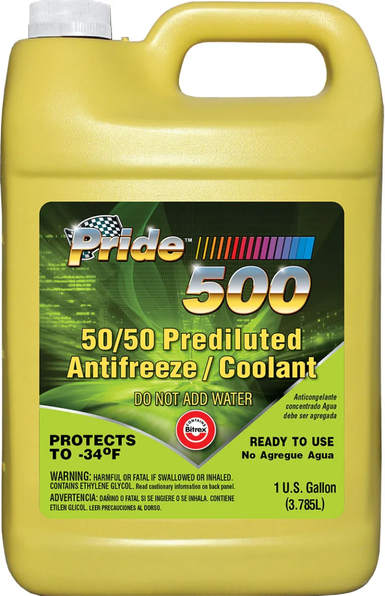 11120 ANTIFREEZE PRIDE 500 GREEN 50/50 -34° (6/1 GALLON)