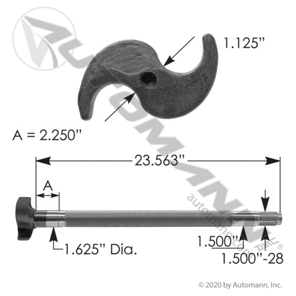 123.282318.04 CHAMSHAFT LH 1 UNIT