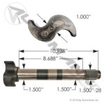 125.281030.01 CAMSHAFT RH 1 UNIT