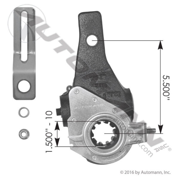 135.1034 HALDEX TYPE SLACK ADJUSTER 5.5IN