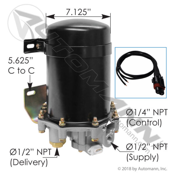 170.065225 AD9 TYPE AIR DRYER 12V 1 UNIT