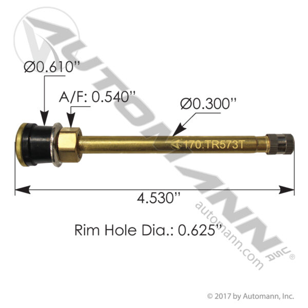 170.TR573T VALVE STEM 4.530in STRAIGHT 1 UNIT