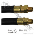 177.7916 AIR SHIFT HOSE ASSY 16IN
