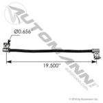 178.2008BK Cable Batt JMPR Angle 2/0 19in Black
