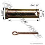 179.CP12 CLEVIS PIN 1/2 IN
