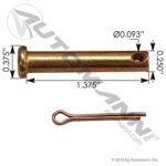 179.CP14 CLEVIS PIN 1/4in