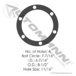 180.10601 DRIVE FLANGE GASKET 1 UNIT