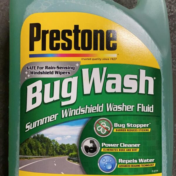 87914 PRESTONE BUG WINDSHIELD WASHER FLUID (6/1 GALLON)