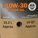 330213-006 GULF FULL SYNTHETIC 10W30 (6 GALLON)