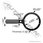 210.5013 WRENCH FUEL FILTER FORD TRANSIT 3.2L