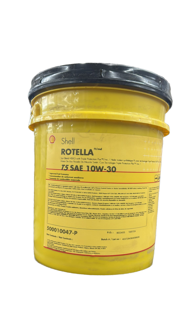 500010047P SHELL ROTELLA T5 10W30 5 GALLON PAIL