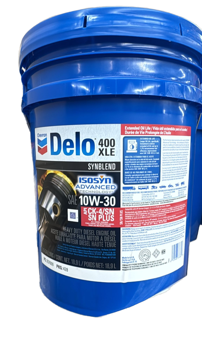 257000-5 CHEVRON DELO 400 XLE 10W30 DIESEL OIL (5 GALLON)