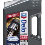 257000388 CHEVRON DELO 400 XLE 10W30 DIESEL OIL 3/1 GALLON