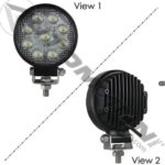 571.LD942WL9 WORK LAMP 4IN ROUND FLOOD 1755 1M