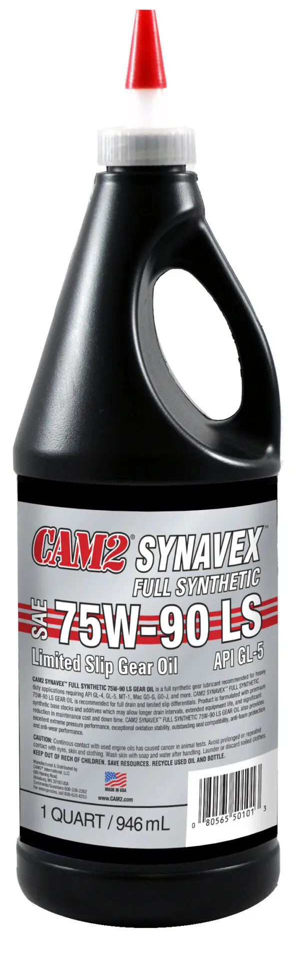 50106 CAM2 SYNAVEX FULL SYNTHETIC 75W90 GEAR OIL (6 QUARTS/1 CASE)