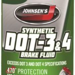 5032 JOHNSEN BRAKE FLUID DOT4 & DOT 3 SYNTHETIC 32OZ 12/1 CASE
