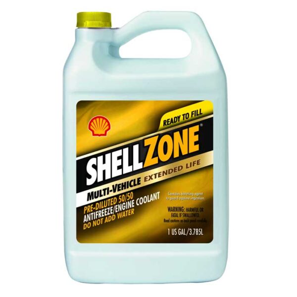 5066325 ANTIFREEZE SHELLZONE 50/50 MULTI-VEHICLE (6/1 GALLON)