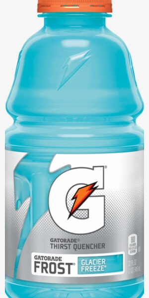 GATORADE THIRST QUENCHER GLACIER FREEZE 32 Oz. (PACK OF 12)