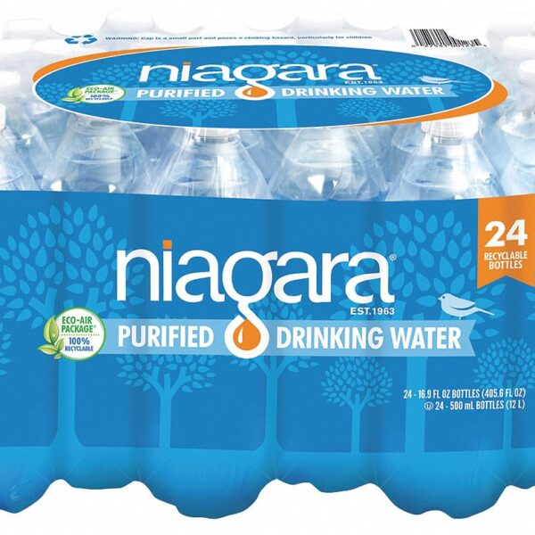 NIAGARA PURIFIED DRINKING WATER 16.9 Oz. 24 PACK