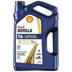 550050467 SHELL ROTELLA T6 FULL SYNTHETIC MOTOR OIL 15W40 3/1 GALLON