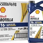 550069698 Shell Rotella T6 Full Synthetic 10W-30 Motor Oil, 1 Gallon (3 Pack)