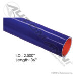 561.08250E SILICONE COOLANT HOSE HIGH TEMP 4PLY 2.500in X 36in, 500 DEG