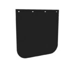 562.142424B MUD FLAP BLACK POLY 24X24 BLACK 1 UNIT