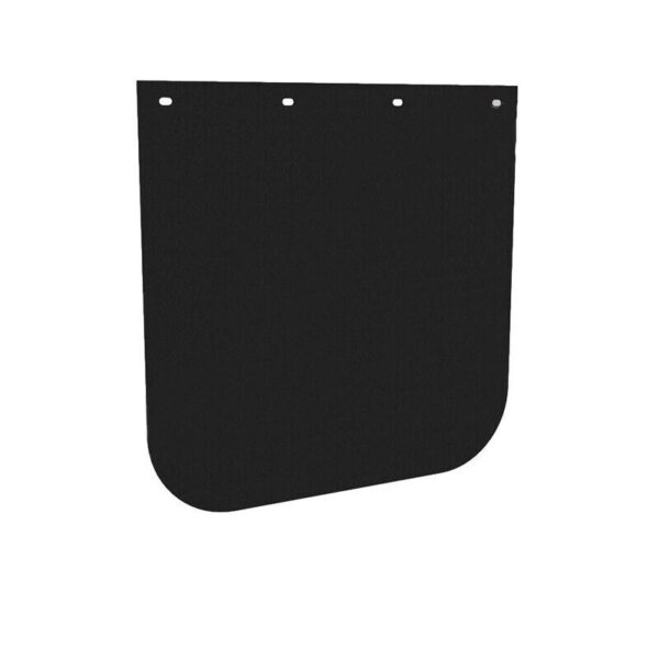 562.142424B MUD FLAP BLACK POLY 24X24 BLACK 1 UNIT