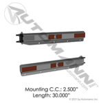 562.435 Mud Flap Hanger Kit Spring Loaded STRATE