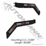 562.439 "MUD FLAP HANGER KIT SPRING LOADED 2.5in BLACK