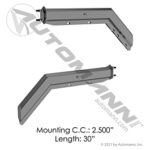 562.467 Mud Flap Hanger Kit Spring Loaded 2.5"