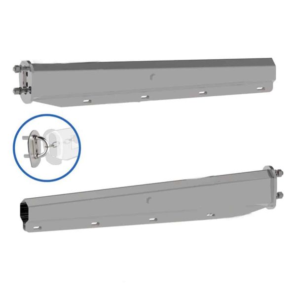 Straight Tapered Automann Mud Flap Hangers 562.490SS201FS