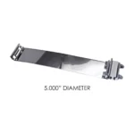 Automann 562.U3205SS Band Clamp Flat 5 in. Stainless Steel