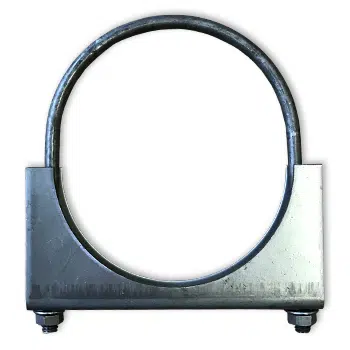 562.U3505C - Round U-Bolt Saddle Clamp 5in Chrome 1 UNIT