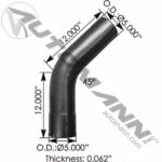 Automann 562.U4545E12A Exhaust Elbow 45 Deg 5in ID-OD