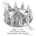 562.E1007C FRONT AXLE COVER SET POINTED