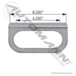562.Q2004SS "LIGHT BRACKET SINGLE 6IN OVAL