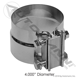 562.U3104SS "EXHAUST BAND CLAMP PREFORMED 4IN