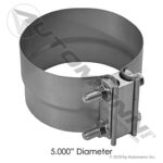 562.U3105A EXHAUST CLAMP PREFORMED 5 INCHES