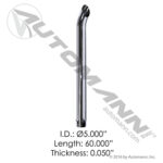 562.U5560C CHROME STACK 60IN LENGTH 5IN ID