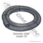 562.U7240-25G FLEX PIPE 25 FEET 4in GALVANIZED