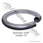 562.U7250-10SS FLEX TUBING 5IN X 10FT 409SS
