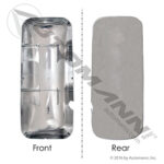 563.59030C MIRROR COVER LH CHROME KENWORTH