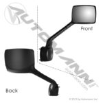 563.59036 Hood Mirror Assy RH Black Kenworth, Pete 1 UNIT