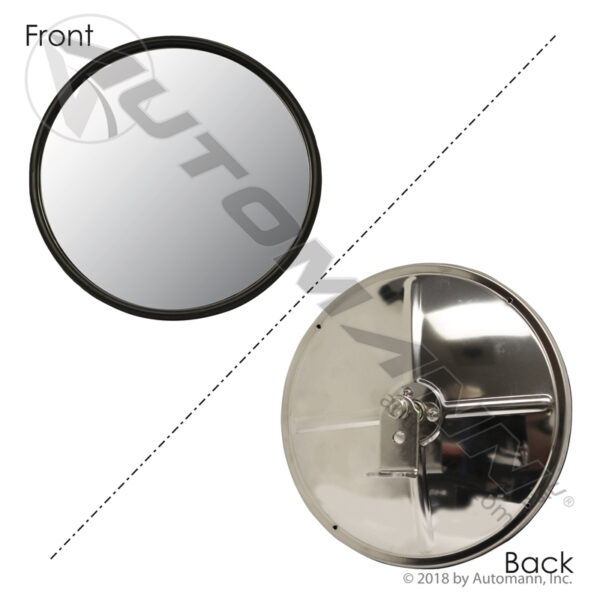 563.9004 - CONVEX MIRROR W/ L BRACKET 8.5IN S.STEEL 1 UNIT