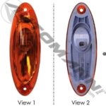 564.46064N LED CAB MARKER AMBER FREIGHTLINER