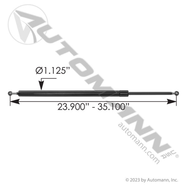 565.852060 HOOD SHOCK FREIGHTLINER 1 UNIT