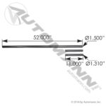 568.1033 Cross Shaft Kit Adjustable 1 UNIT